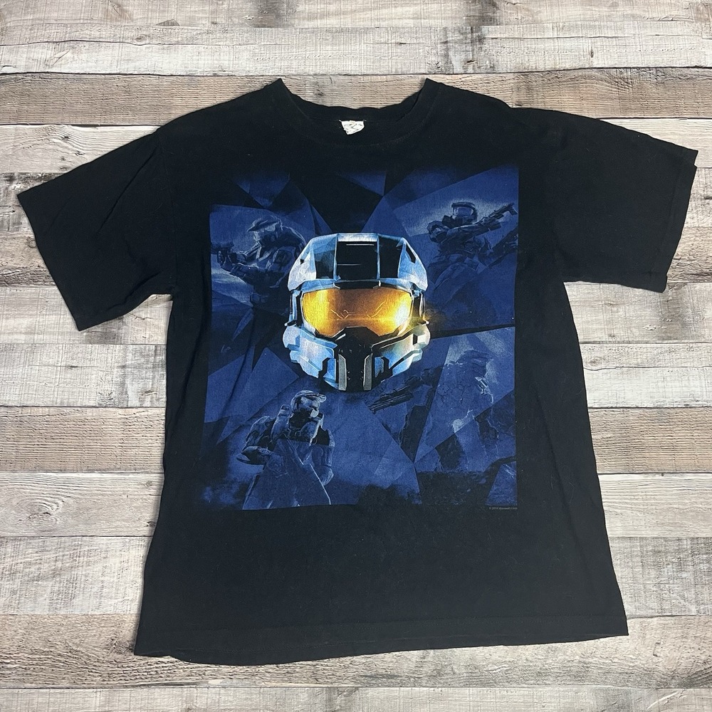 Halo 3 Shirt Size Medium Black Vintage Bungie Xbox Microsoft 2014